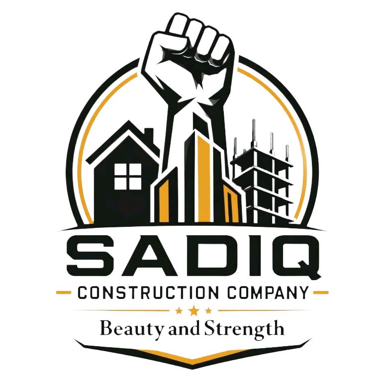 Sadiq Construction Company logo.